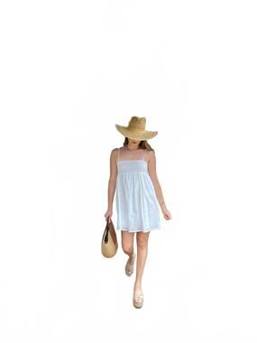 NEW HYFVE little mini dress in white